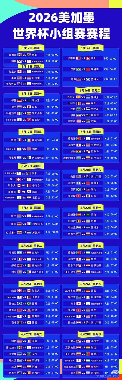 2026世界杯直播高清版完整安排怎么看 2026世界杯直播高清版完整安排怎么看